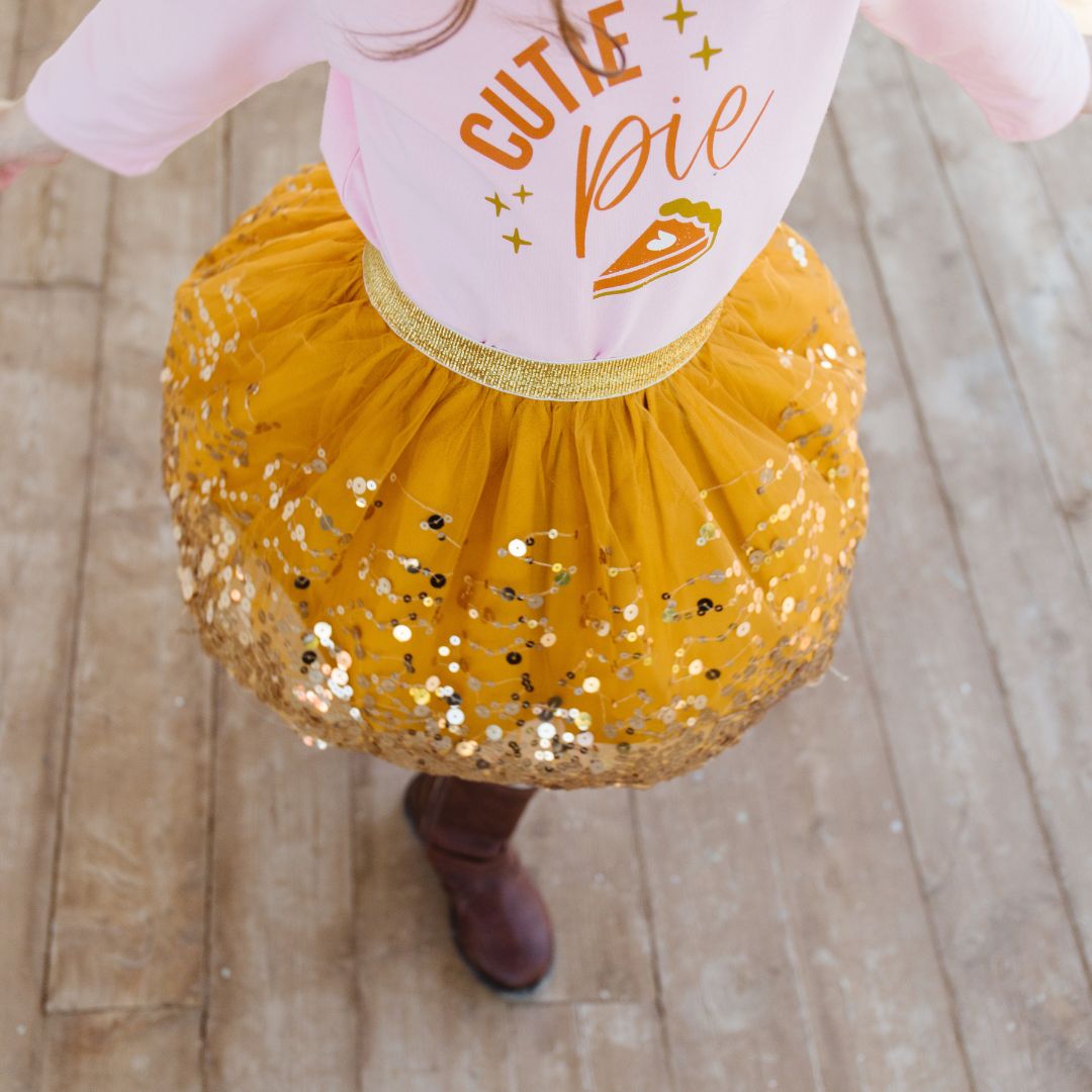 Sweet Wink Tutu - Spice Sequin