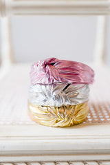 Lamé Knot Headband