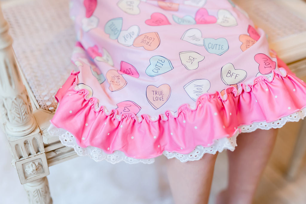 Loungewear Gown - Candy Heart