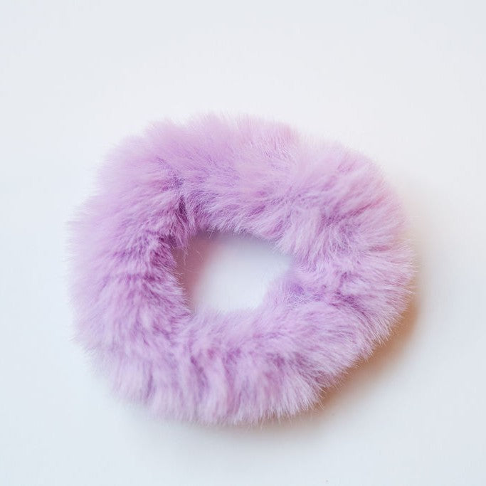 Fluffy Scrunchie - Passion Purple