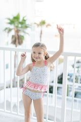 Selah Tankini Swimsuit - Coral Crush