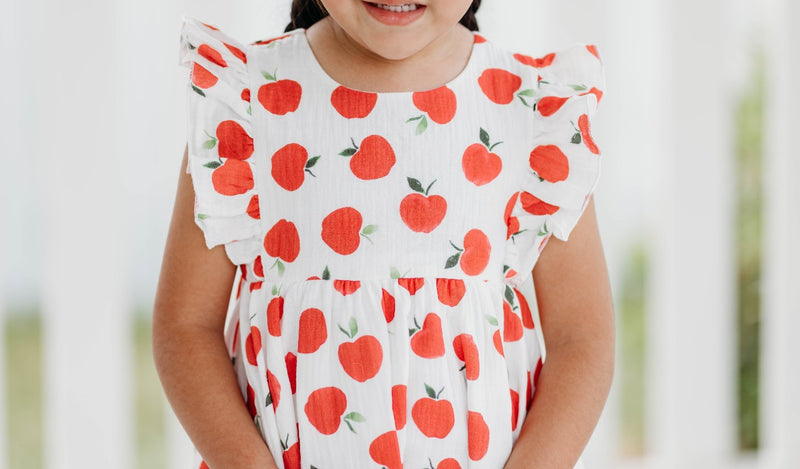Dakota Gauze Dress - Ornate Orchard