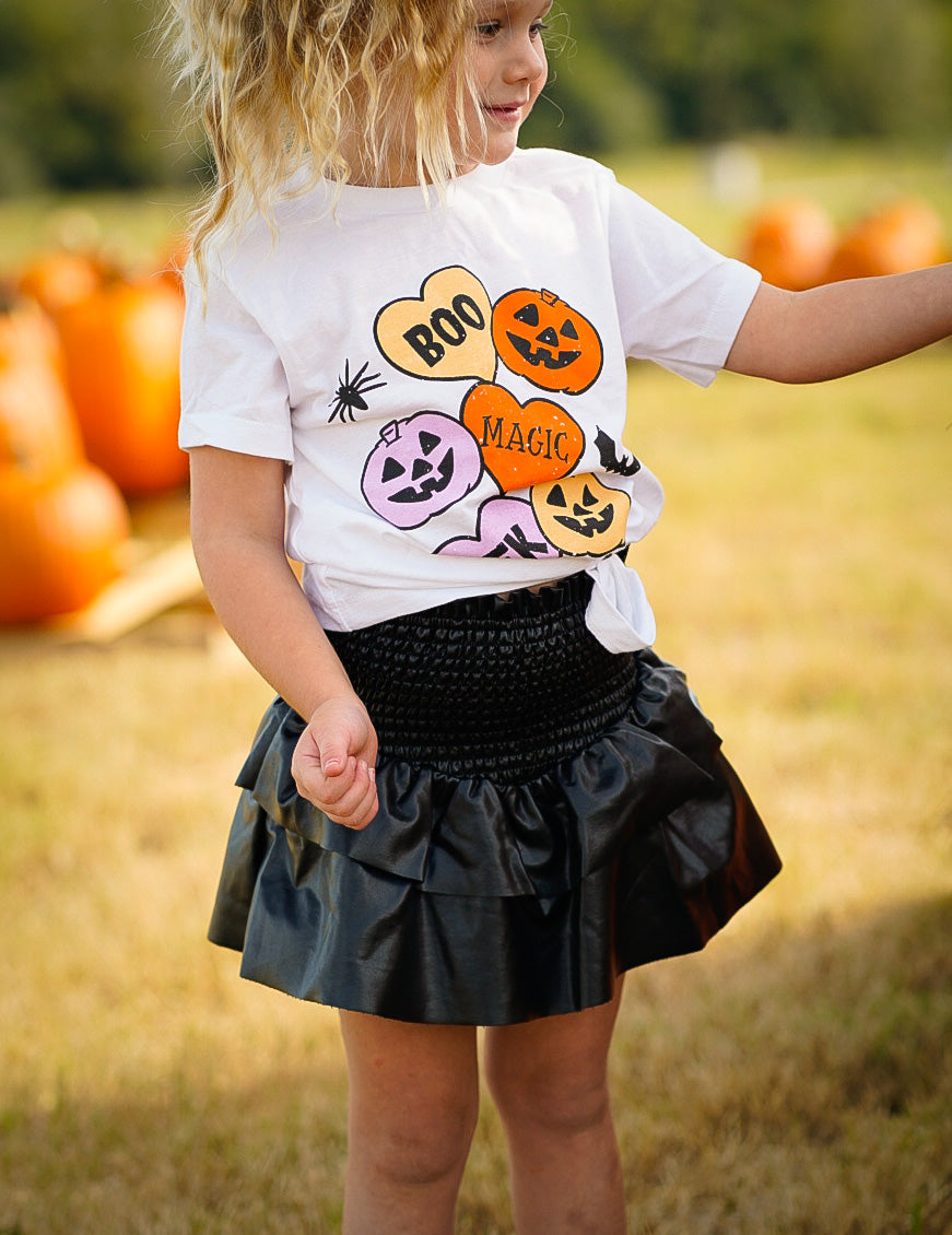 Blair Layer Skirt - Faux Leather