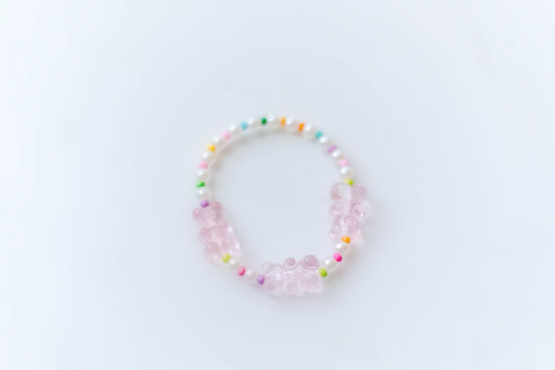 Gummy Bear Stretch Bracelet - Pink