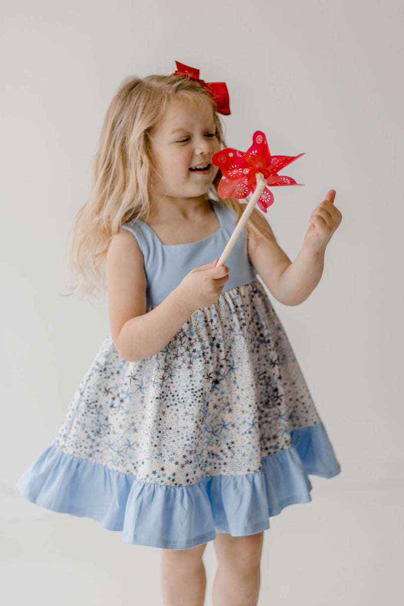 Elara Knit Dress - Star Cluster (FINAL SALE)