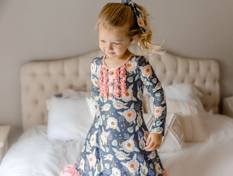 Loungewear Gown - Dove Gray