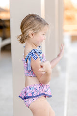 Waverly Shirred Swimsuit - Hale Navy