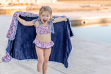 Waverly Shirred Swimsuit - Hale Navy