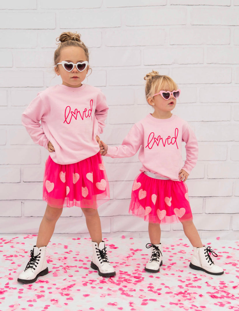 Sweet Wink Tutu - Pink Hearts
