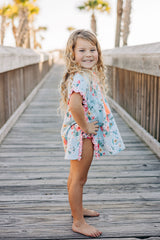 Ruffle Swim Cover - Belle Of Blue