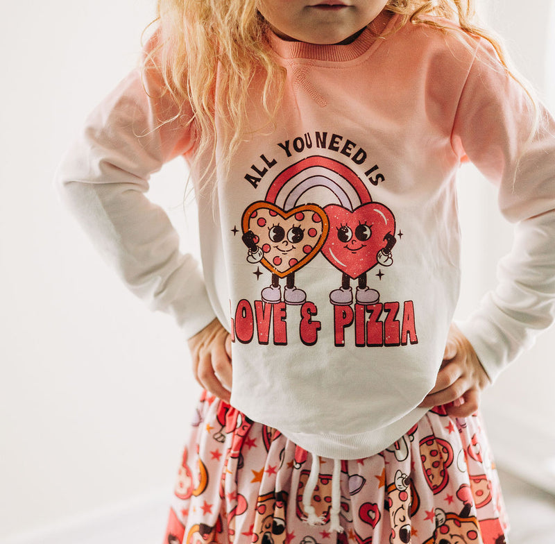Luna Sweatshirt - Love & Pizza