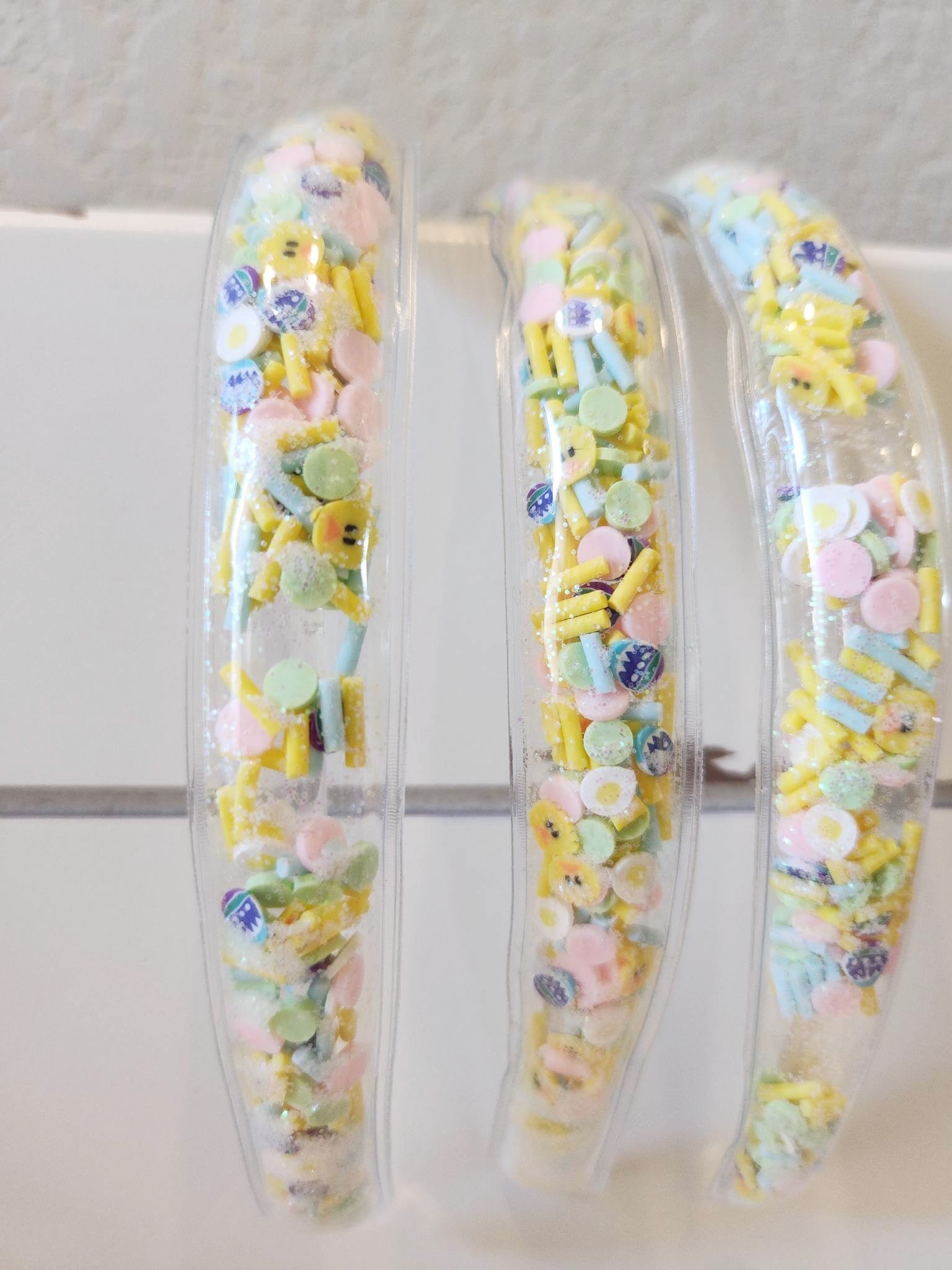 Confetti Shaker Headband - Chicks & Eggs