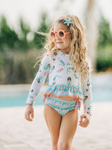 Rash Guard Swimsuit - Mermaid Lagoon
