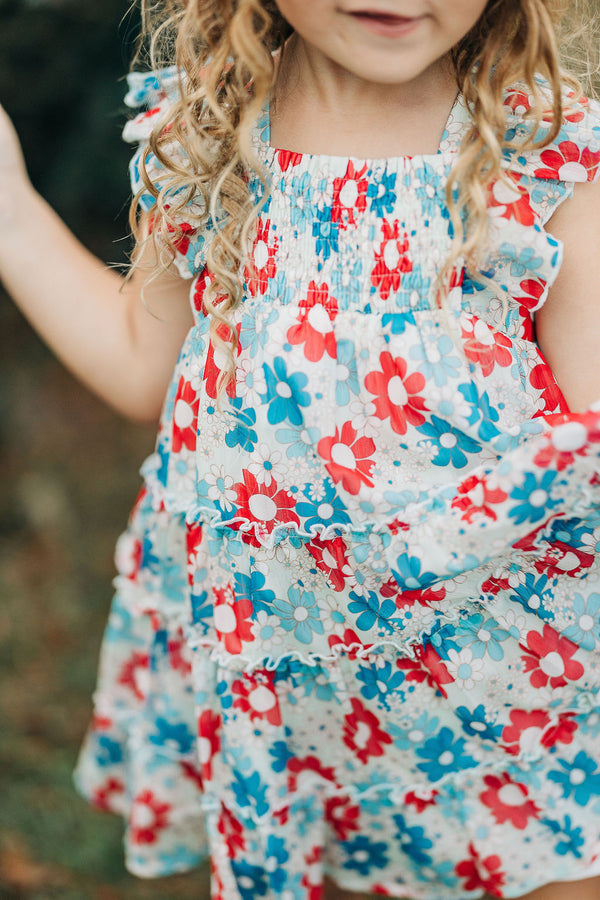 Brielle Shimmer Dress - Retro Liberty