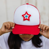 Sweet Wink Hat - Patriotic Patch Hat