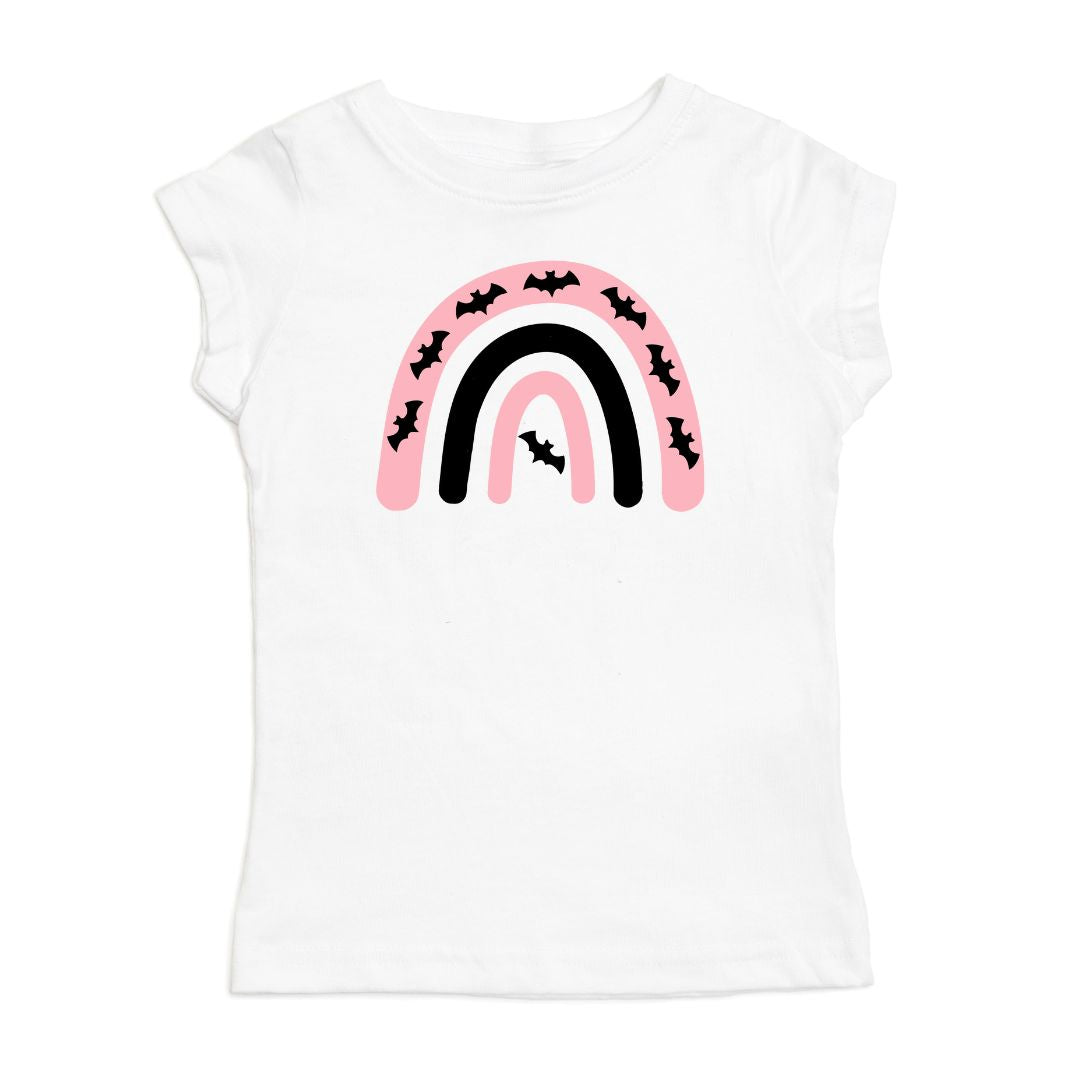 Sweet Wink Short Sleeve Shirt - Bat Rainbow