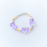 Gummy Bear Stretch Bracelet - Purple