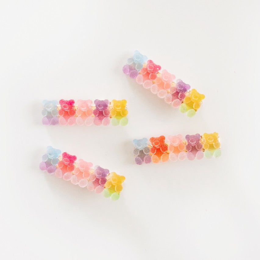 Hair Clip Set - Sugar Coated Gummy Bear