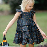 Brielle Dress in Spooky Stars