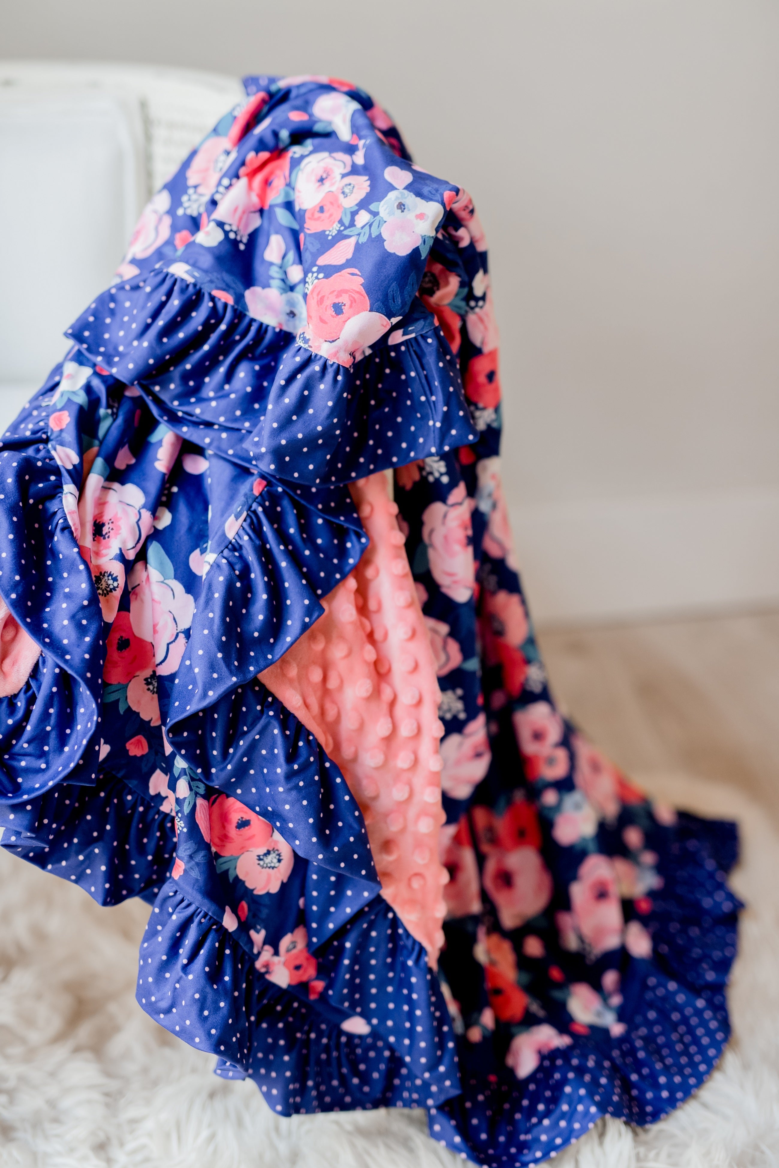 Passionfruit Ruffle Blanket - Extra Large