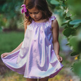 Luna Lamé Dress - Lovely Lilac