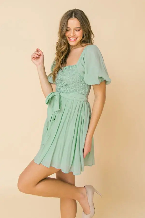 Women's Flying Tomato Woven Dress | Mint