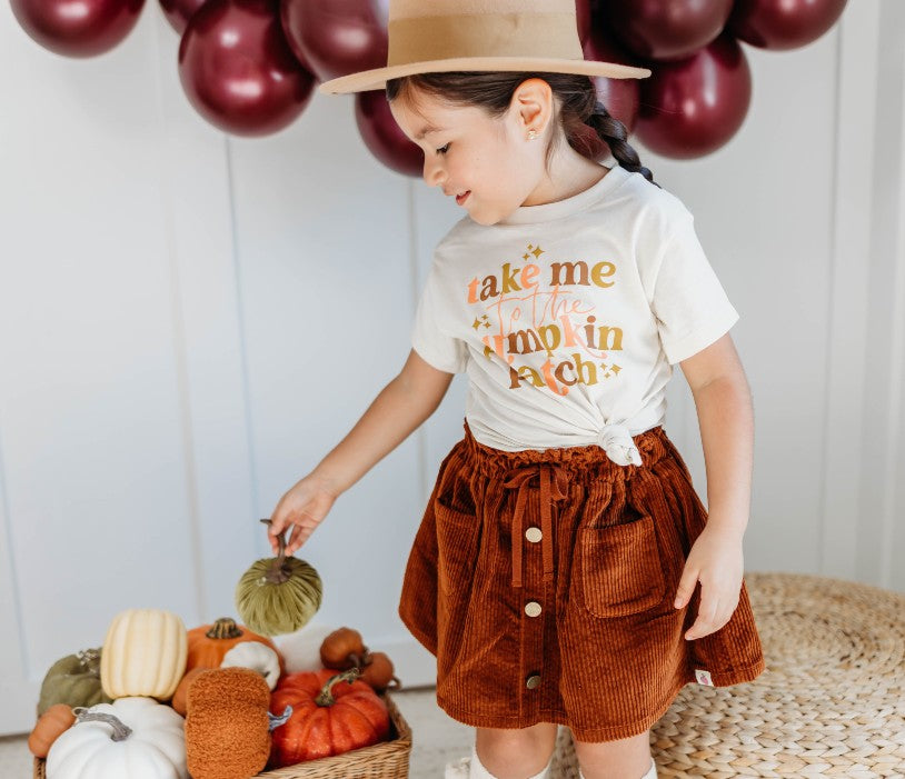 Pumpkin Patch Tee - Vintage Style