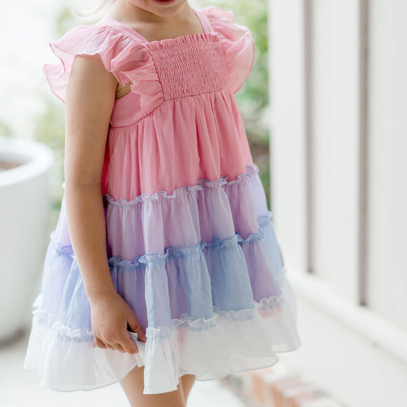 Brielle Shimmer Dress - Monarch