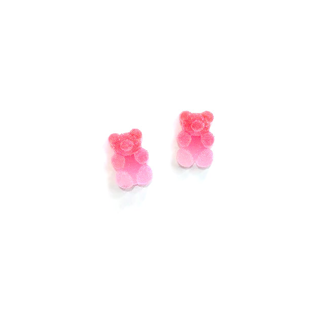 Gummy Bear Earrings Light Pink