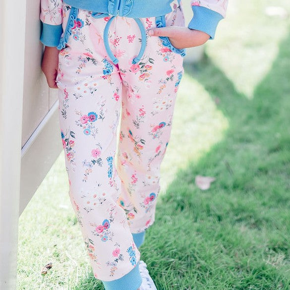 Isla Jogger Bottoms - Celes-Teal (Runs Small)