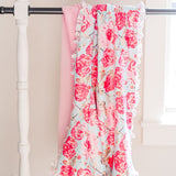 Ruffle Swim Towel - Poppy Petals