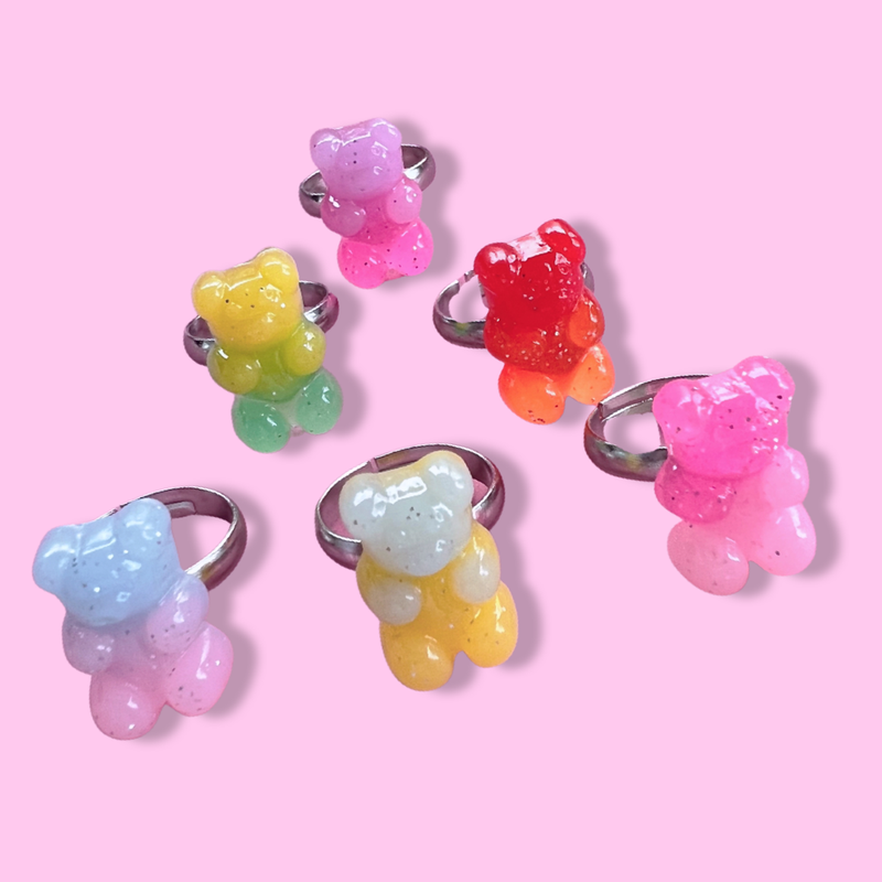 Kid's Pop Cutie Colorful Gummy Bear | Ring