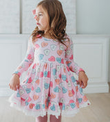 Myra Knit Dress - Candy Heart