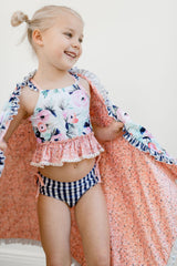 Ruffle Swim Towel - Calypso