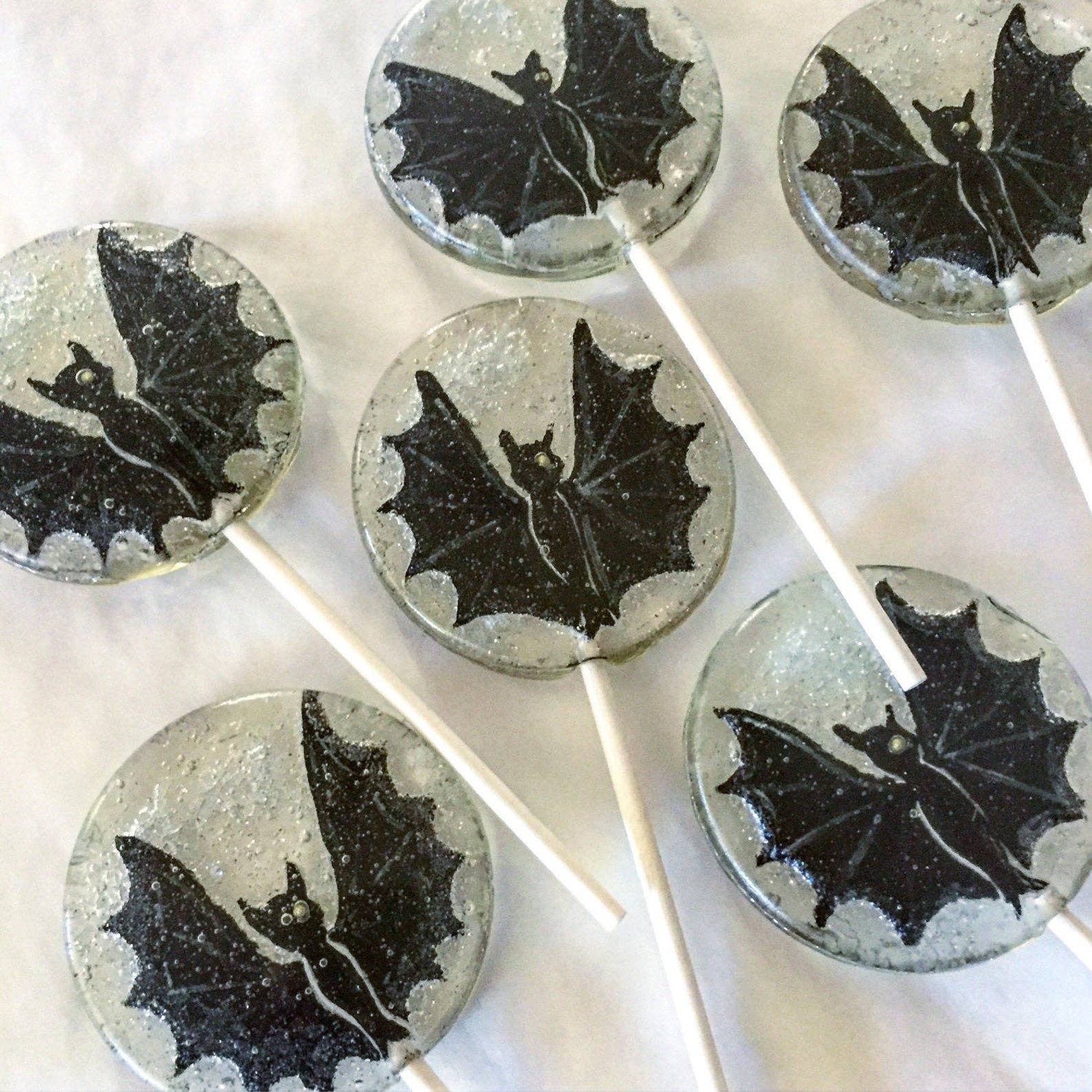 Fondant Belas Bats Lollipop