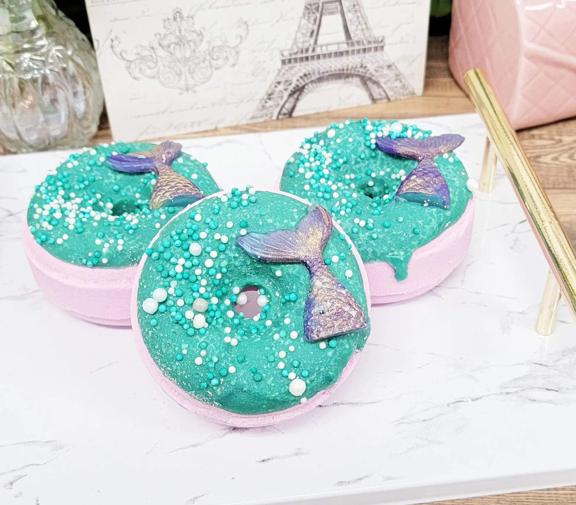 Donut Bath Bomb - Mermaid Kisses