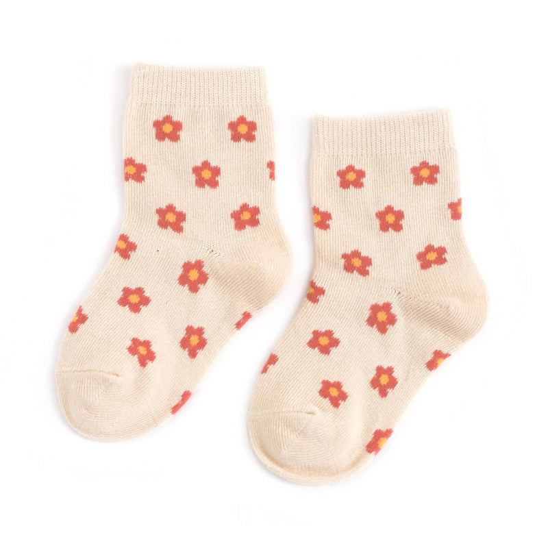 Vanilla Flower Midi Sock
