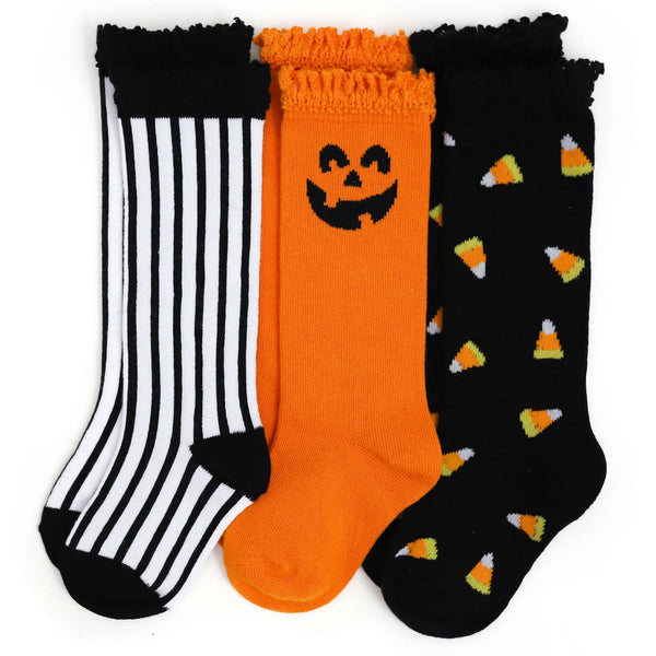 Trick-or-Treat Knee High Sock 3-Pack