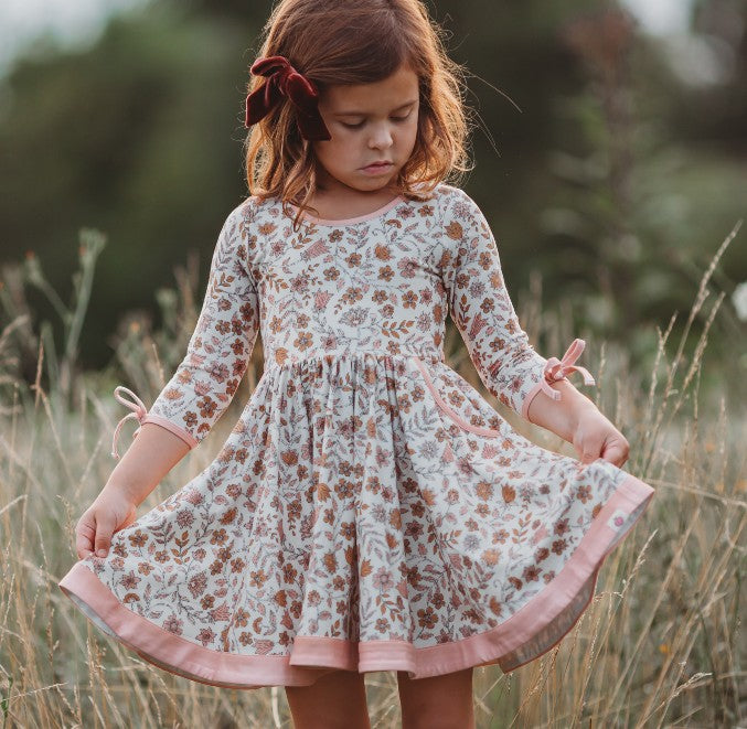 Penelope Knit Dress - Spiced Peach
