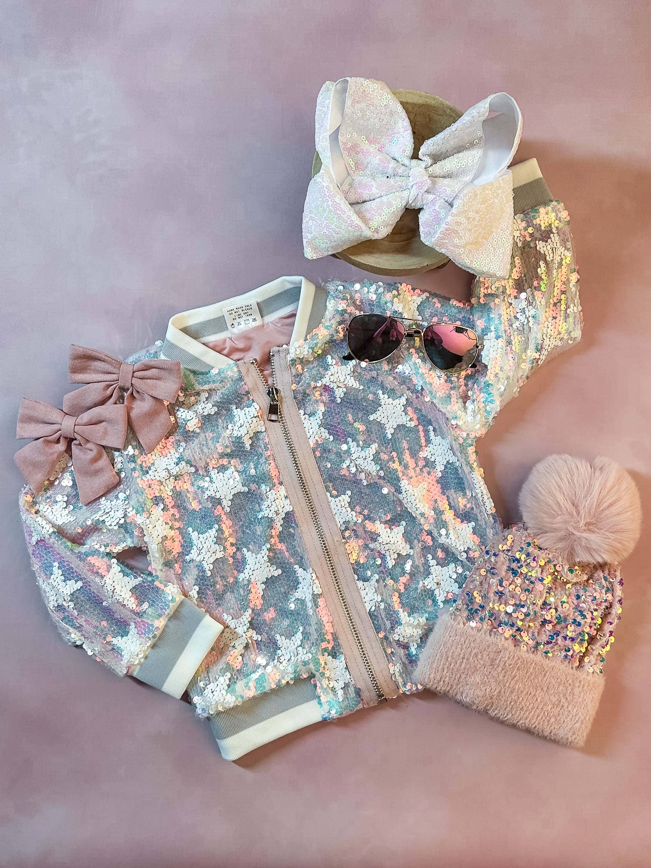 Sparkly Stars & Sequins Pink Jacket