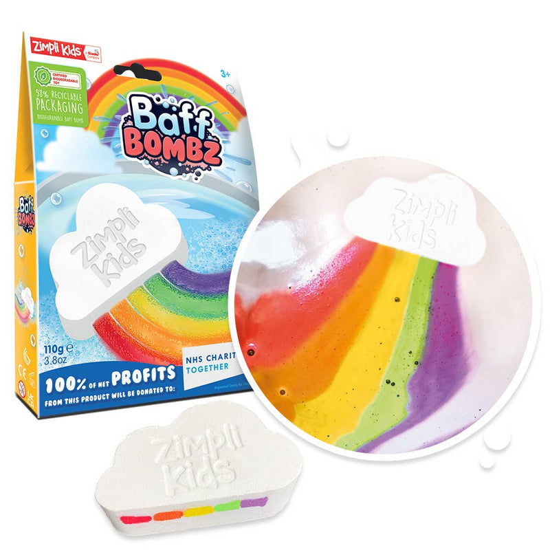 Rainbow Color Special Effect Kids Bath Bomb Toy