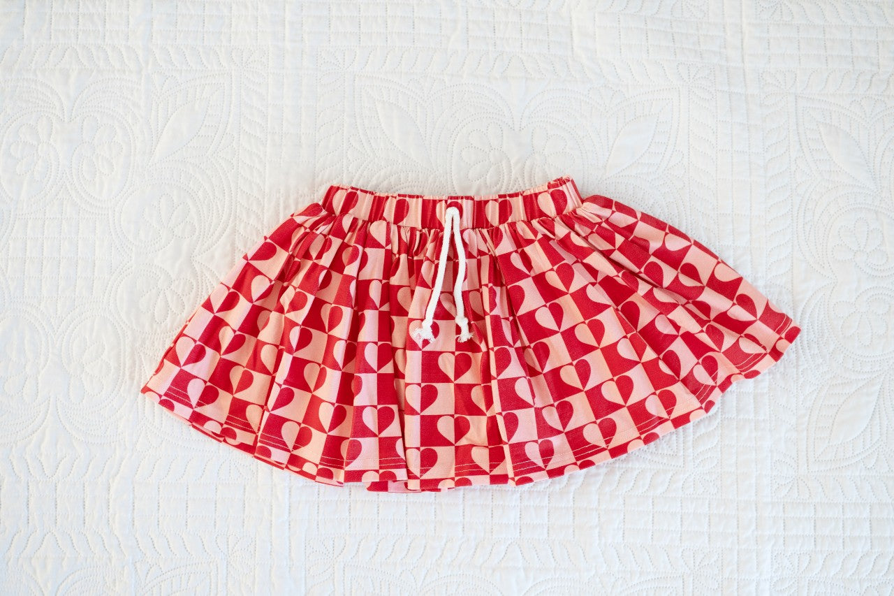 Harper Skort - Geometric Heart