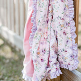 Ruffle Swim Towel - Violet Breeze
