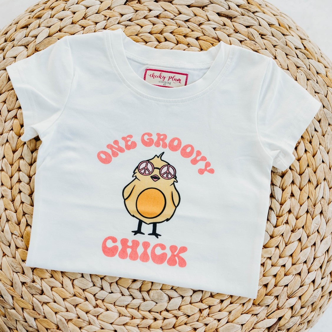 Groovy Chick Tee - Vintage Style (Runs Small) (Final Sale)