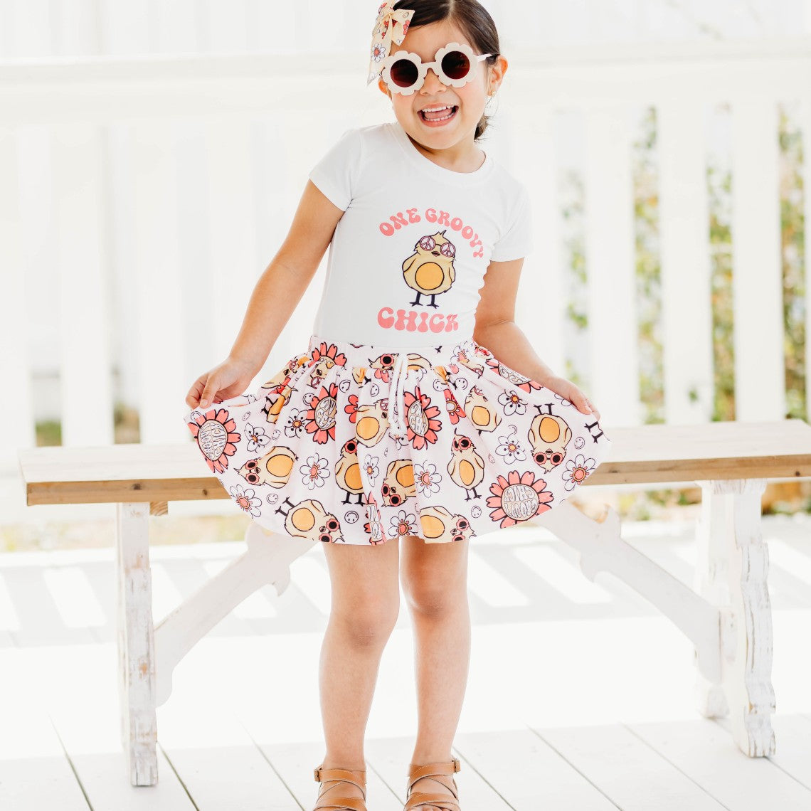 Groovy Chick Tee - Vintage Style (Runs Small) (Final Sale)