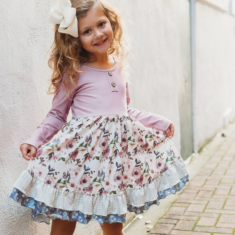Waverly Knit Dress - Wisteria