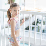 Waverly Shirred Swimsuit - Coral Crush