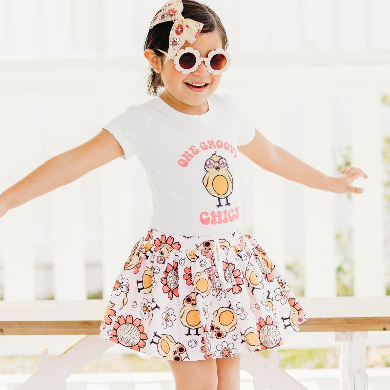 Groovy Chick Tee - Vintage Style (Runs Small) (Final Sale)