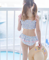 Waverly Shirred Swimsuit - Coral Crush