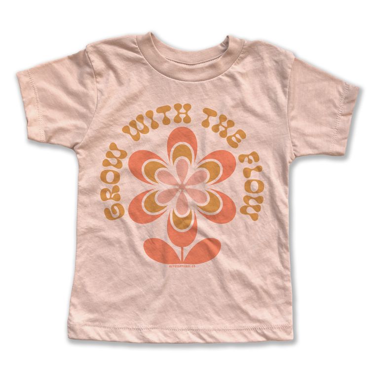 Grow With The Flow Tee - Vintage Style